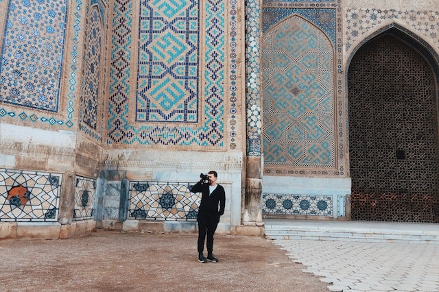 Uzbekistan Bukhara Magok I Attari Mosque Tourist