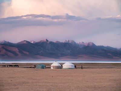 Yurt Camp Song-Kul Lake Kyrgyzstan 400x300