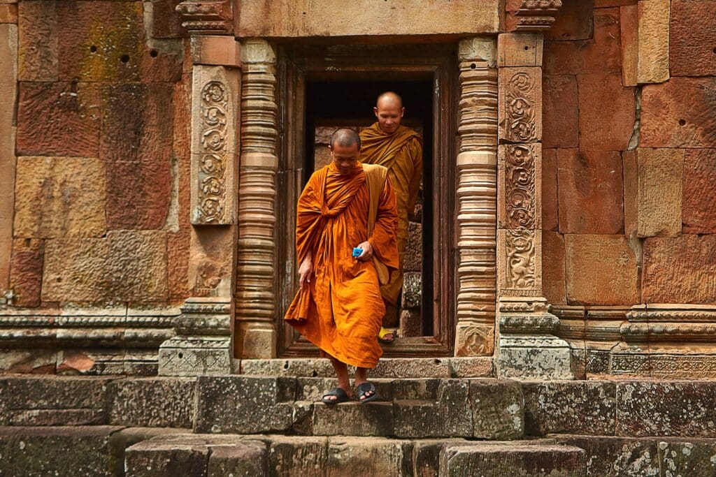 Nepal Temple Monks