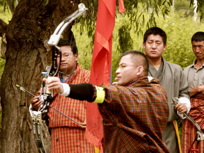 Bogenschiessen Bhutan