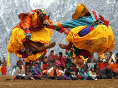 Mask dance Bhutan highlight