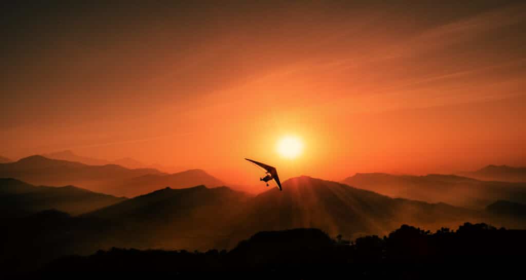 Sonnenuntergang Nepal