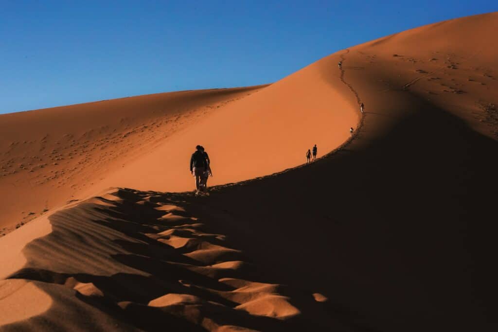 Sossusvlei Wüste In Namibia