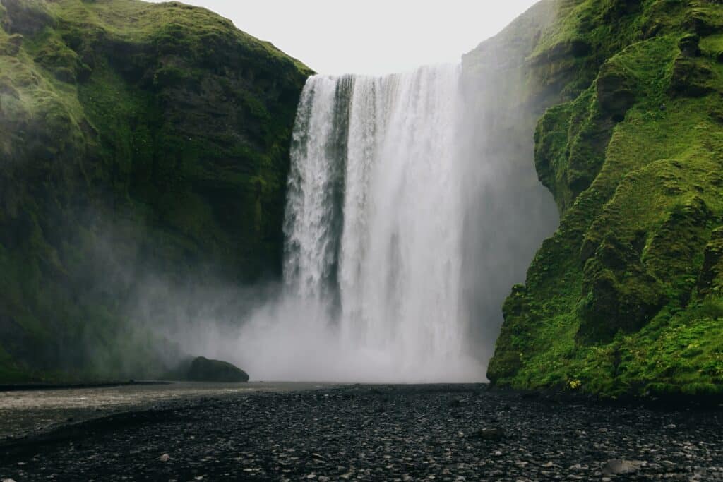 Skógafoss Als Einer Der Fotospots In Island