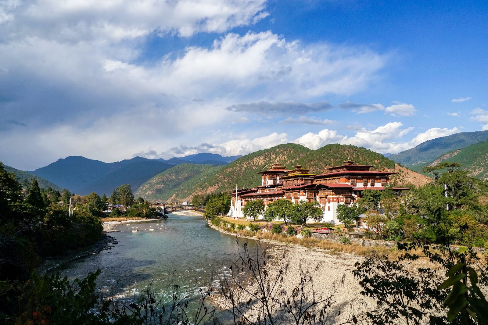 Punakha Dzong Bután