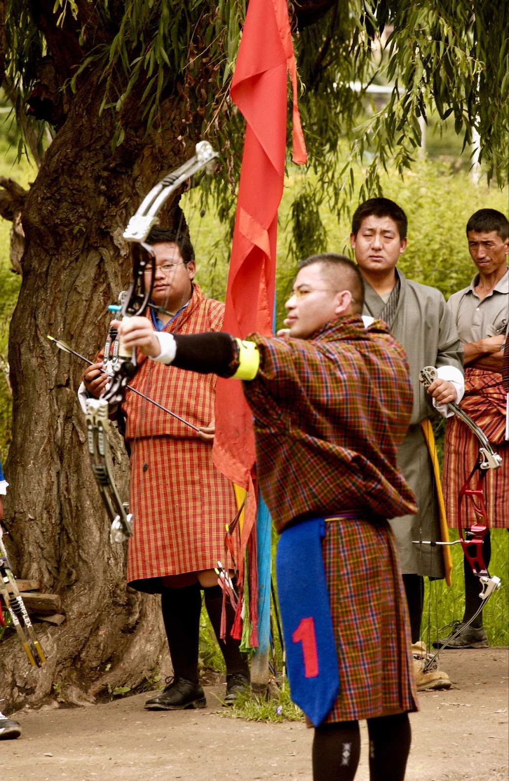 Kulttuurifestivaalit Bhutan Jousiammunta