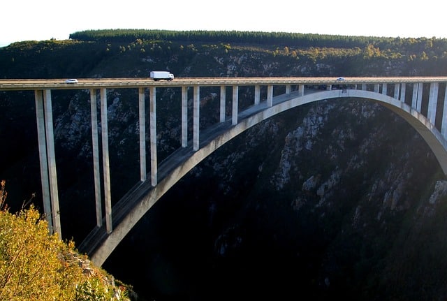 Ulkoilma-aktiviteetteja Etelä-Afrikassa: Bloukransin silta
