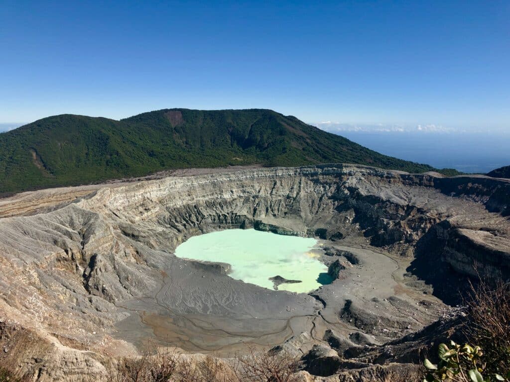 The Poás volcano