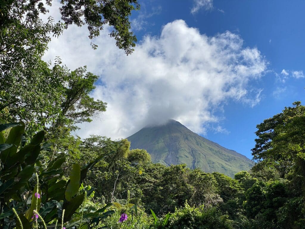 El volcán Arenal en Costa Rica