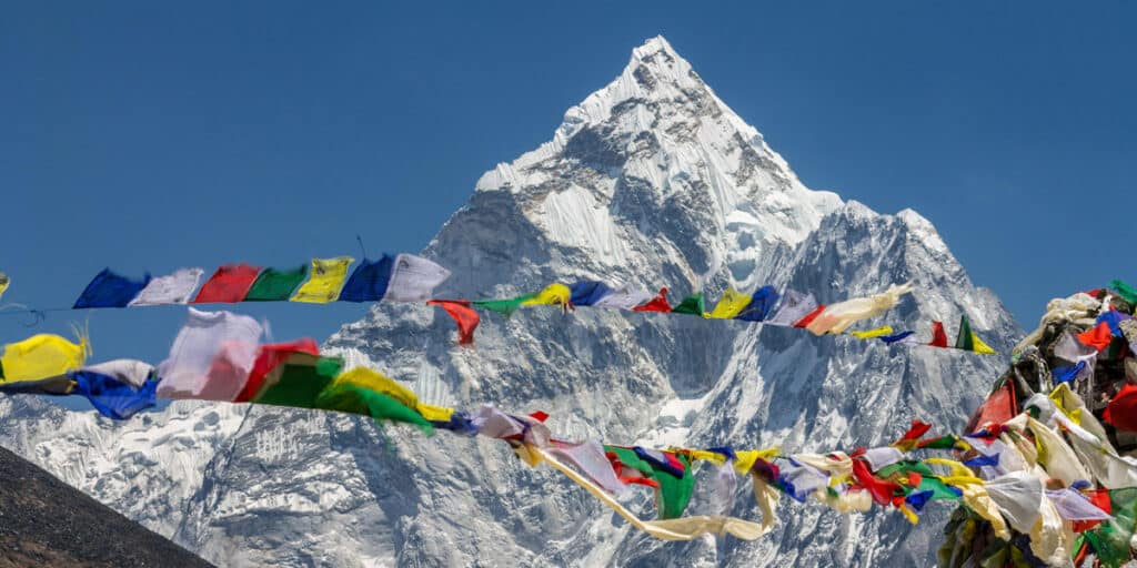 Der Mount Everest in Nepal