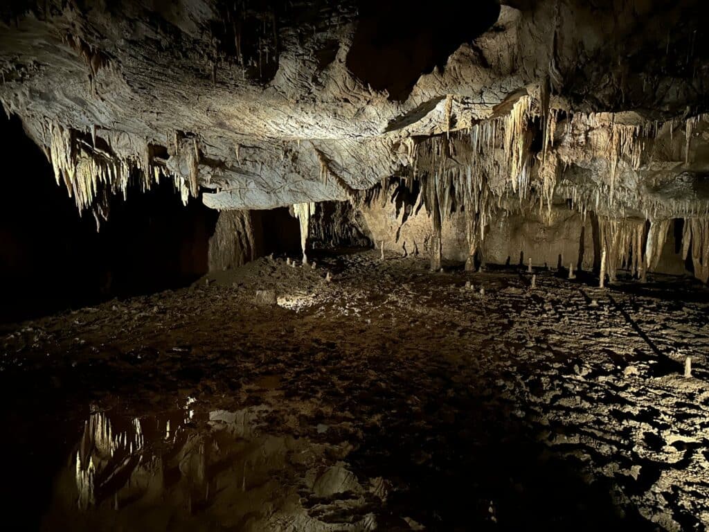 Legendary atmosphere in Georgia: The Prometheus Cave near Kutaisi