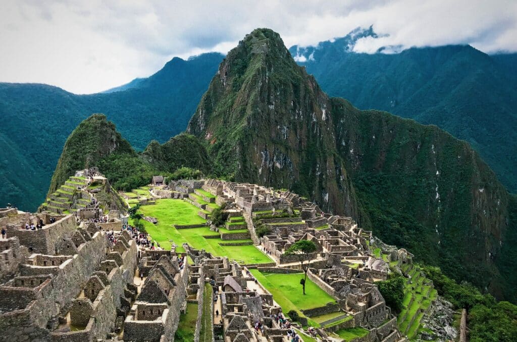 Vista do topo de Machu Piccu.