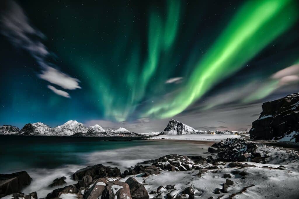 Auroras Boreales En Noruega